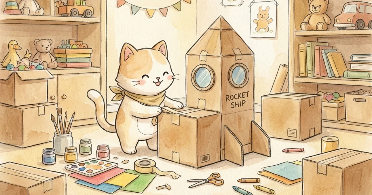 3 Fun Cardboard Box Crafts for Kids | Earth Day Upcycling Ideas